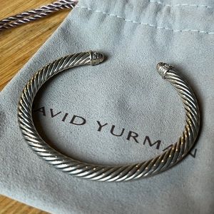 David Yurman Cable Classics Bracelet with Pavé Diamonds